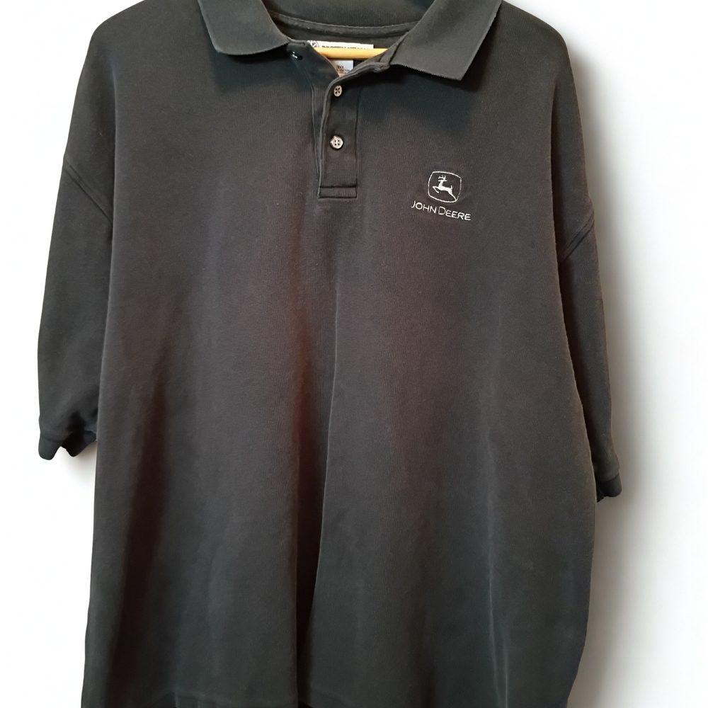 John Deere Men's Big & Tall Golf Polo Destinations 3XL